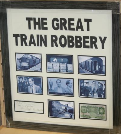 Ronnie Biggs signed display