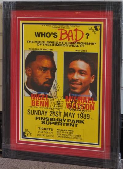 Nigel Benn & Michael Watson