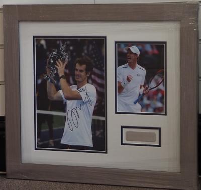 Andy Murray signed photo